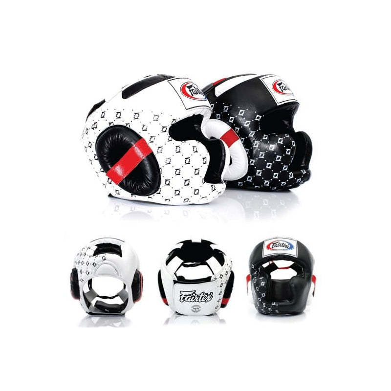 Casque integral FAIRTEX / HG10 cuir top / noir