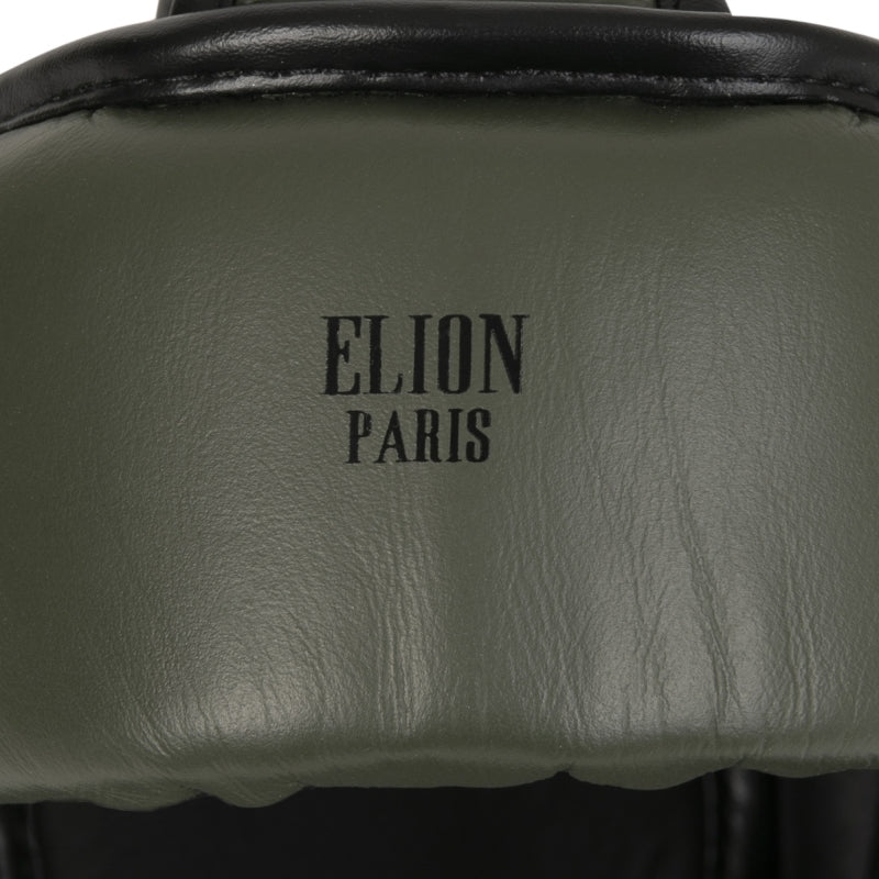Casque integral ELION Paris / cuir top / kaki