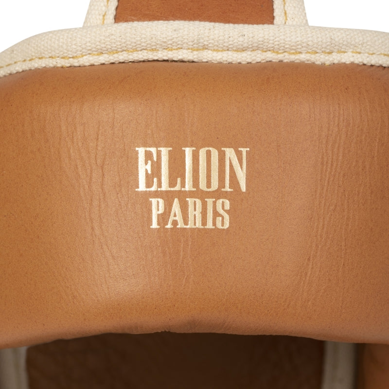 Casque integral ELION Paris / cuir top / marron