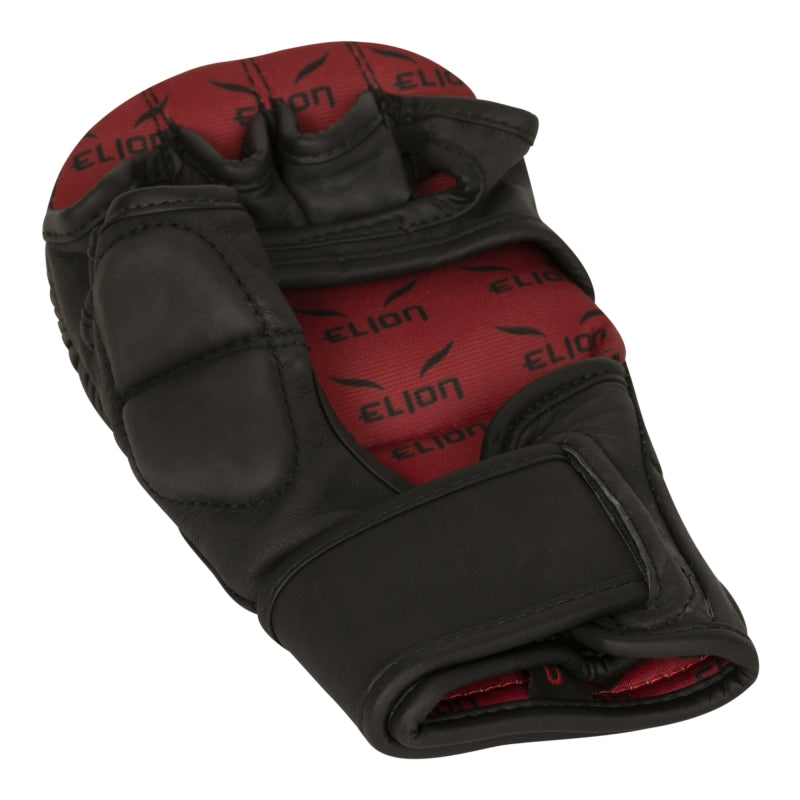 Gants Cuir MMA sparring ELION noir / rouge