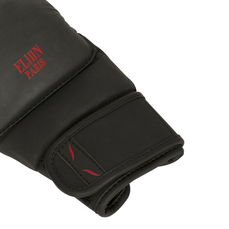 Gants Cuir MMA sparring ELION noir / rouge