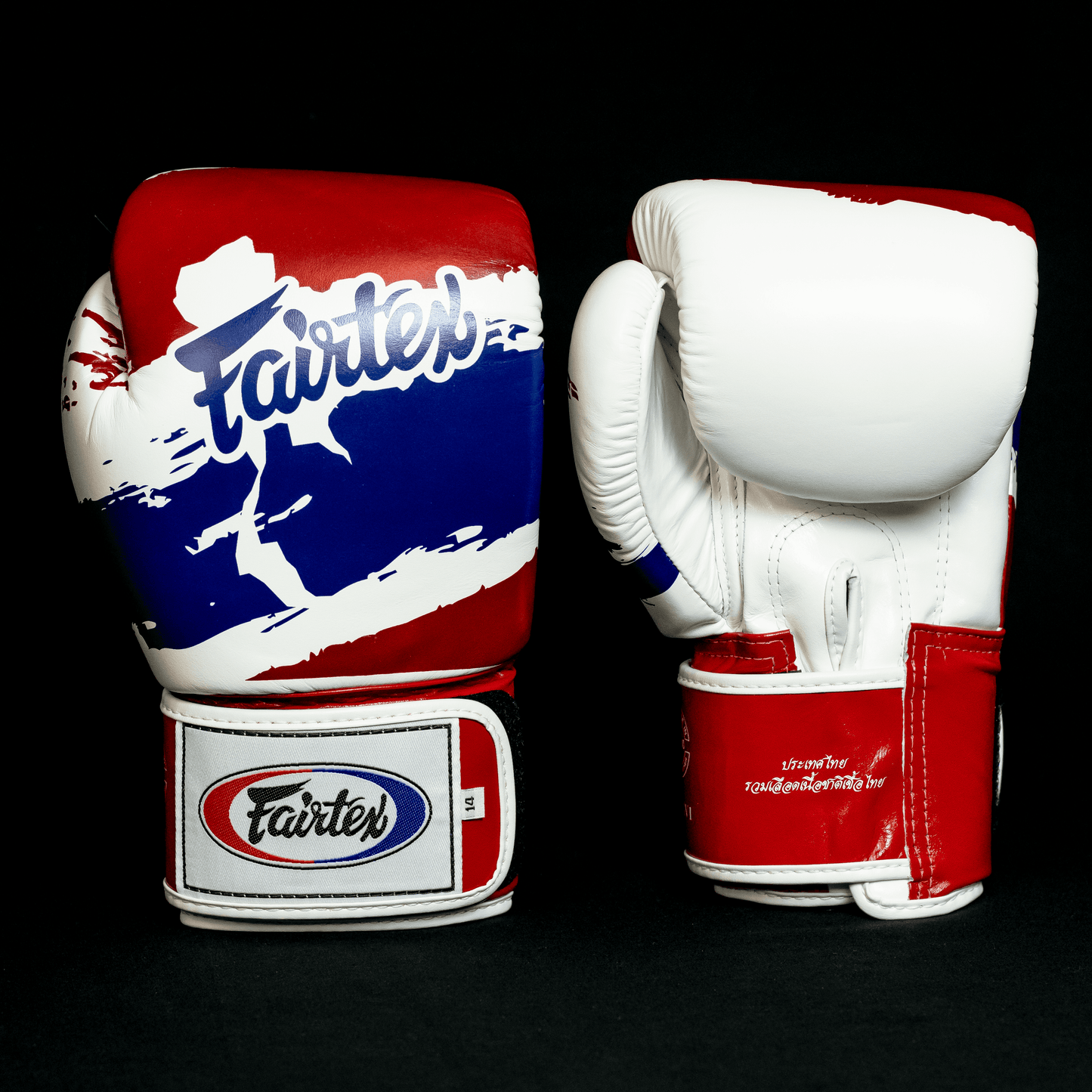 Gants d'entraînement FAIRTEX cuir top THAI PRIDE