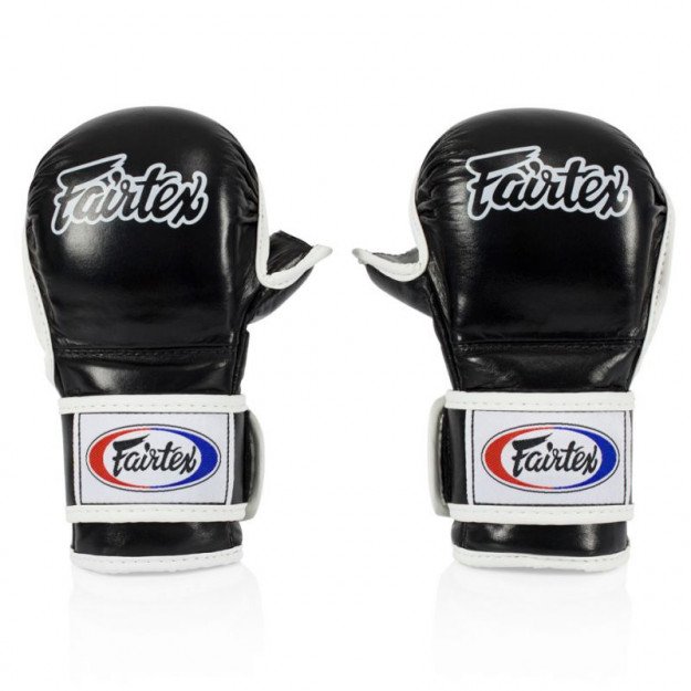Gants MMA FAIRTEX V15 cuir top noir