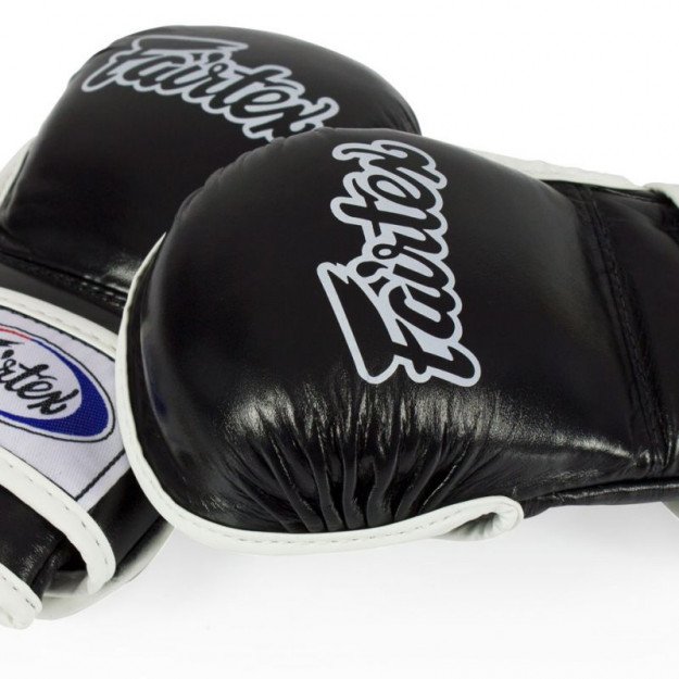 Gants MMA FAIRTEX V15 cuir top noir