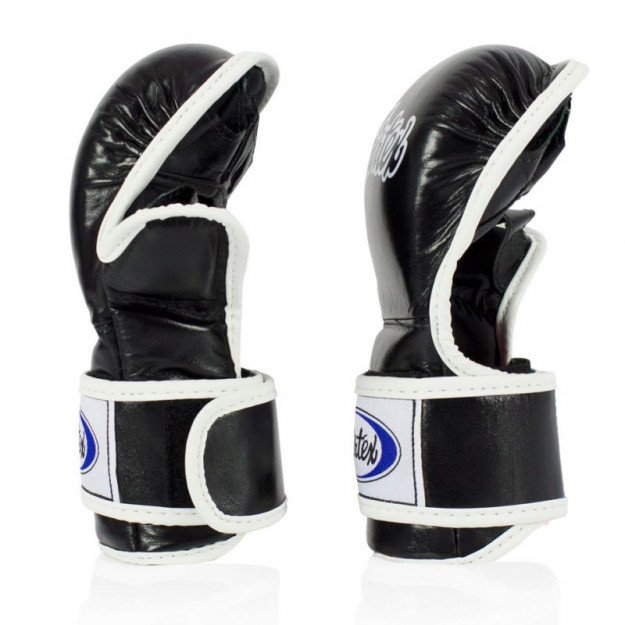Gants MMA FAIRTEX V15 cuir top noir