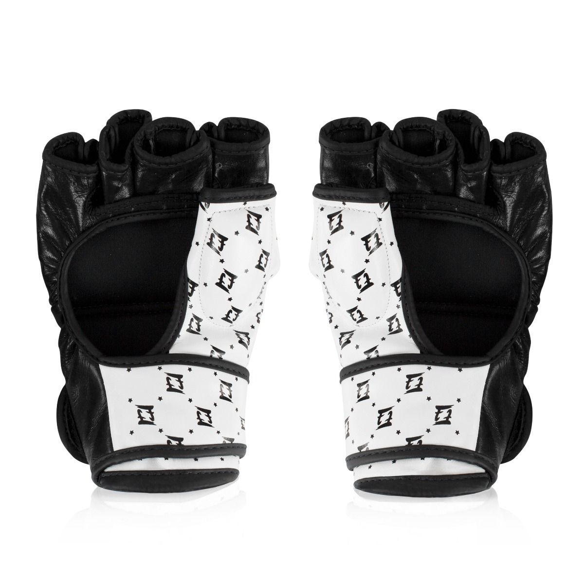 Gants MMA FAIRTEX V17 cuir top blanc/noir