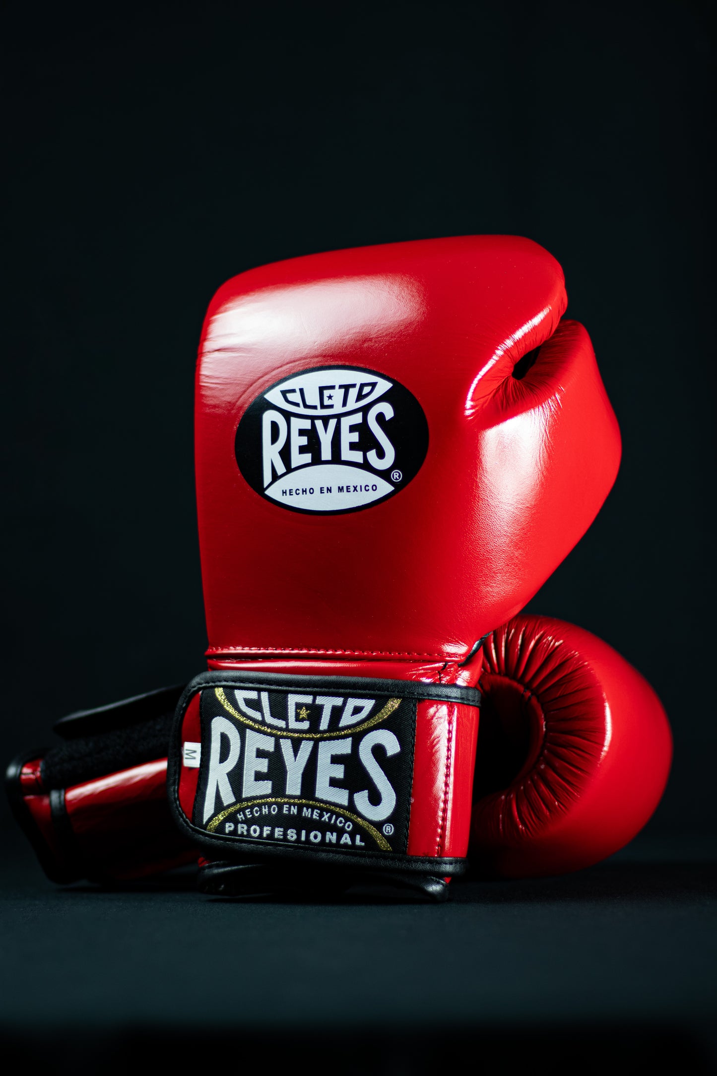 Gants d'entrainement CLETO REYES "REDESIGN" 100% cuir / rouge