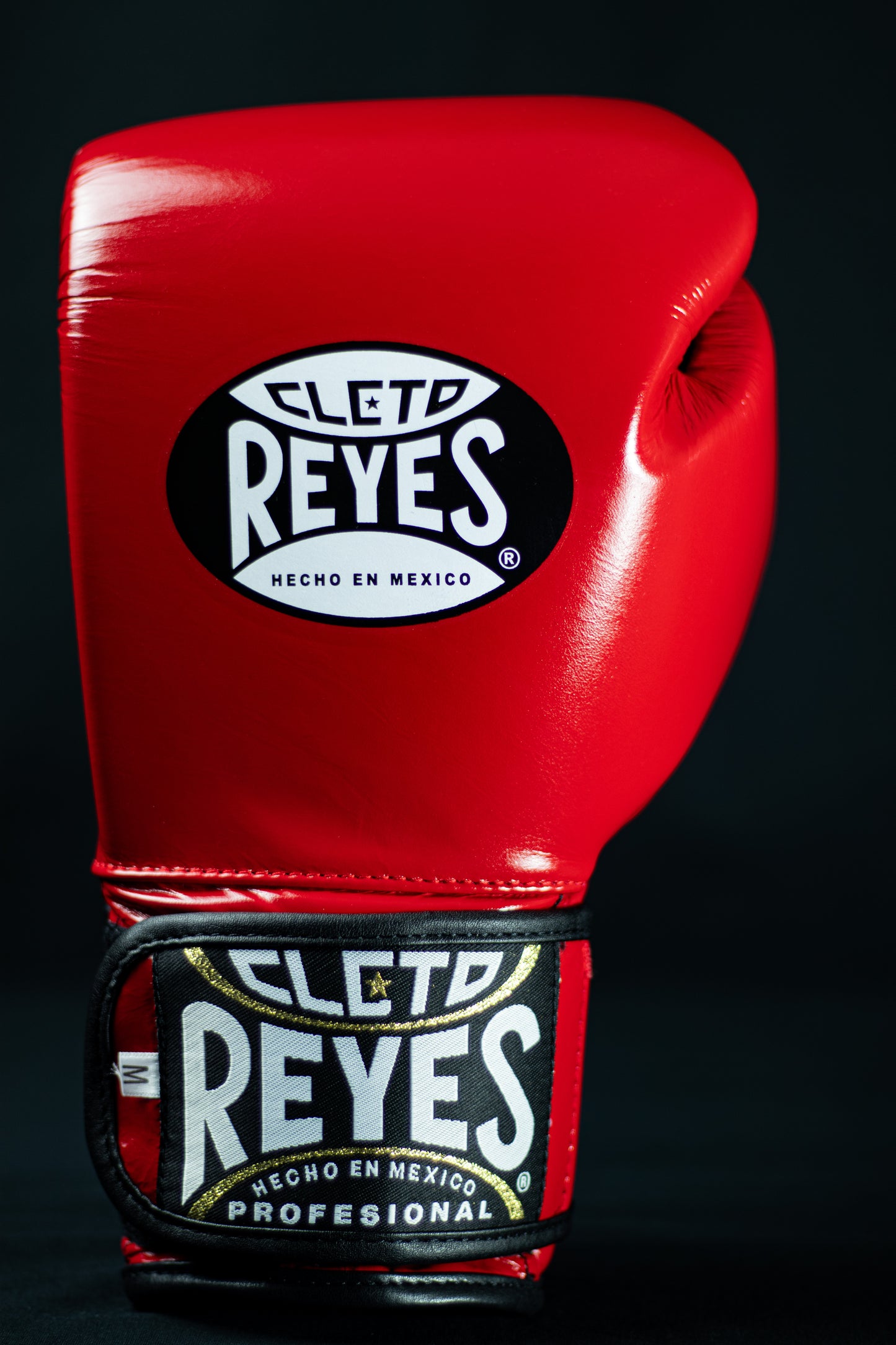 Gants d'entrainement CLETO REYES "REDESIGN" 100% cuir / rouge