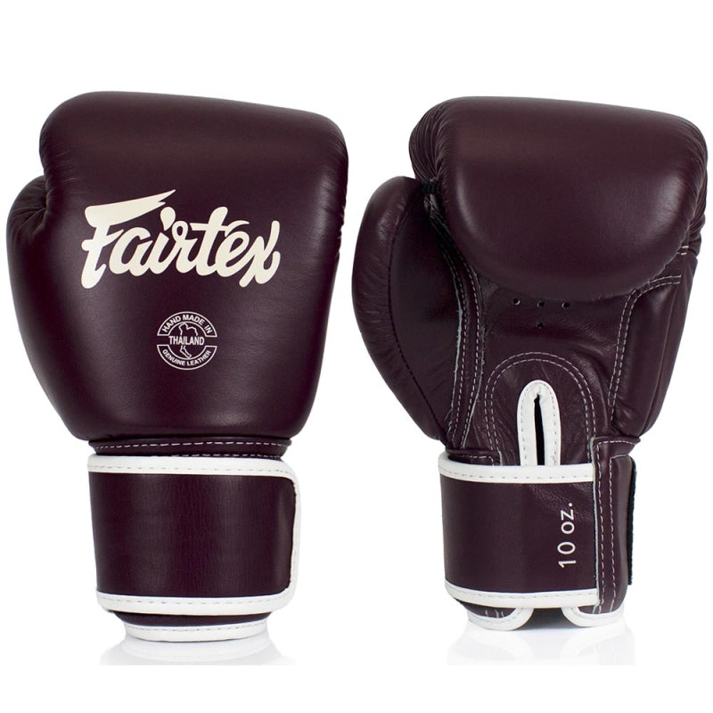 Gants d'entraînement FAIRTEX cuir top FXV16 / Maroon