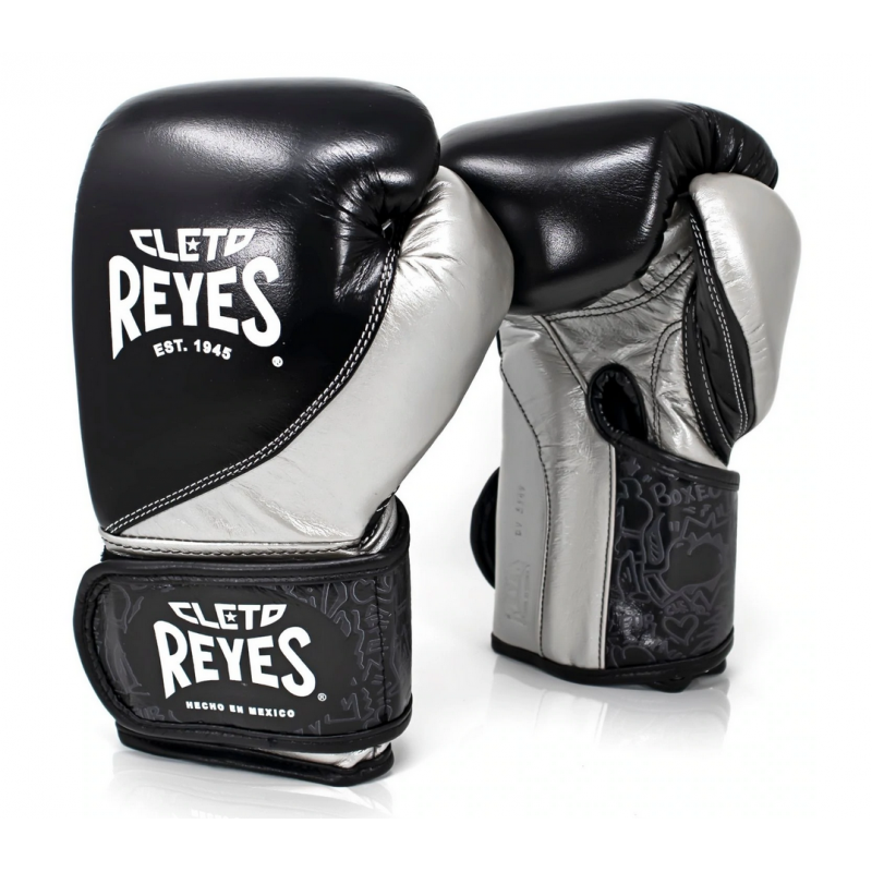 Gants d'entraînement CLETO REYES "HIGH PRECISION" noir/argent