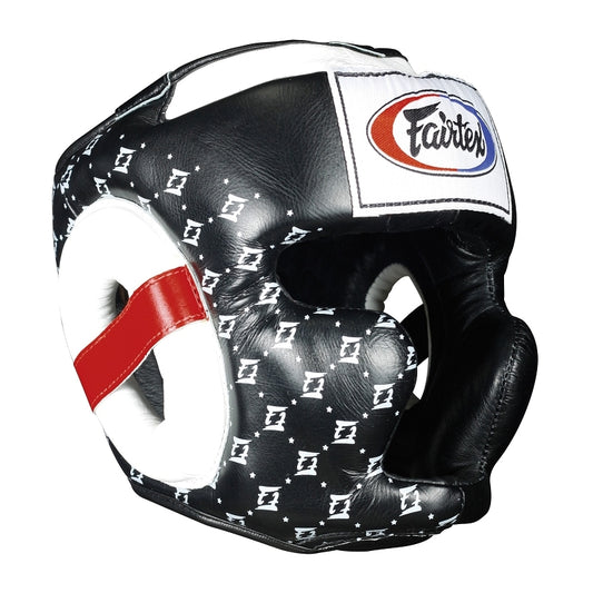 Casque integral FAIRTEX / HG10 cuir top / noir