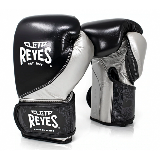 Gants d'entraînement CLETO REYES "HIGH PRECISION" noir/argent